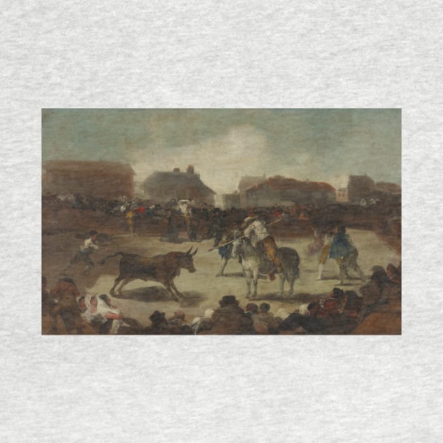 Bullfight in a Village by Francisco Goya by Classic Art Stall